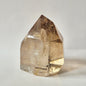 Lemurian Smoky Quartz met Golden Rutile Punt 401g | Brazilië Edelsteen
