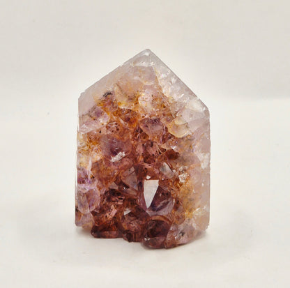 Amethist Agaat Punt Uruguay 109g – Hoogwaardige Druzy Edelsteen met Natuurlijke Agaatbanden