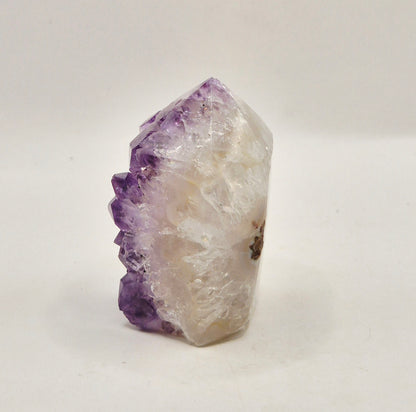 Amethist Agaat Punt Uruguay 92g – Hoogwaardige Druzy Edelsteen met Natuurlijke Agaatbanden