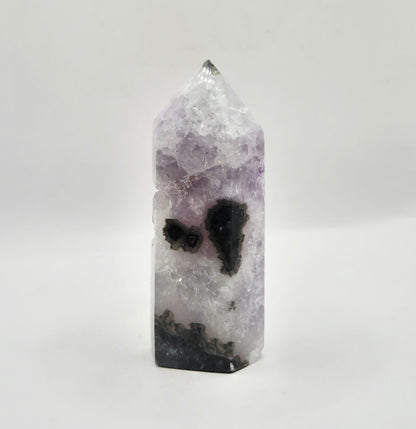 Amethist Agaat Punt Uruguay 285g – Hoogwaardige Druzy Edelsteen met Natuurlijke Agaatbanden