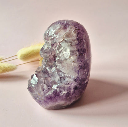 XL Gemstone Raw Amethyst Cathedral Cluster – #13 1542 grams