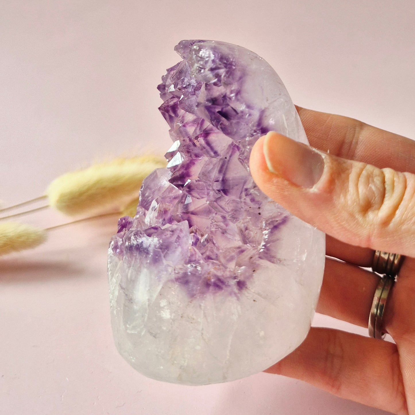 XL Edelstein Roher Amethyst Kathedralencluster – Nr. 13 1542 Gramm