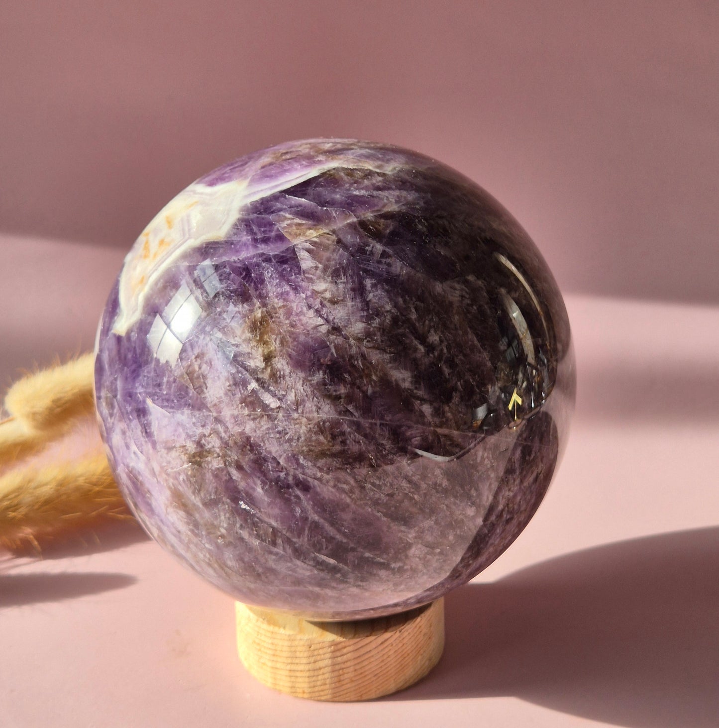 Kristall Edelstein Kugel Moosachat Druzy Kugel 90mm 971g