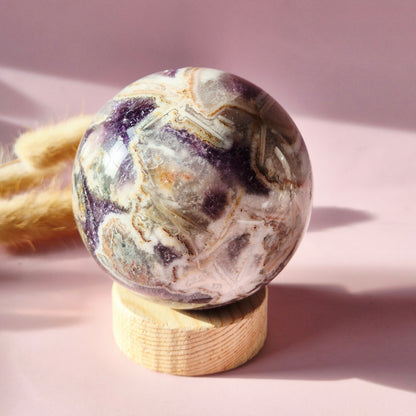 Kristall Edelstein Kugel Moosachat Druzy Kugel 90mm 971g