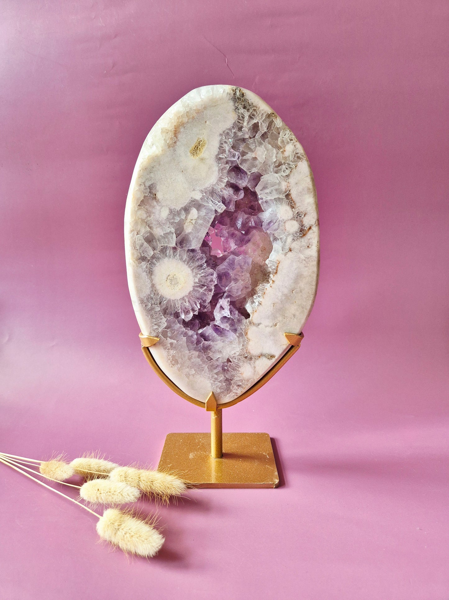 Druzy Pink Amethyst Freeforms &amp; Flames – Magische, sanfte Energie