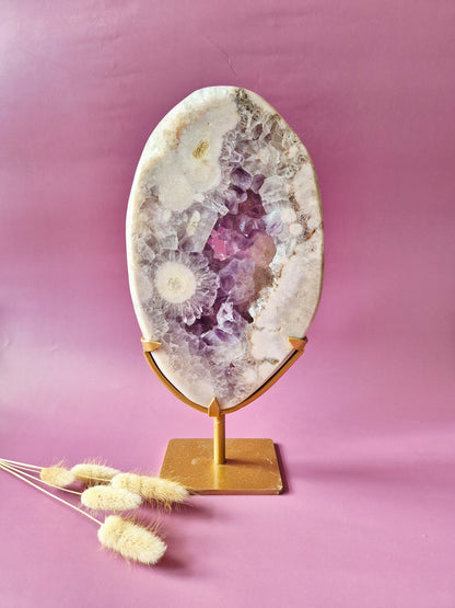 Druzy Pink Amethyst Freeforms &amp; Flames – Magische, sanfte Energie