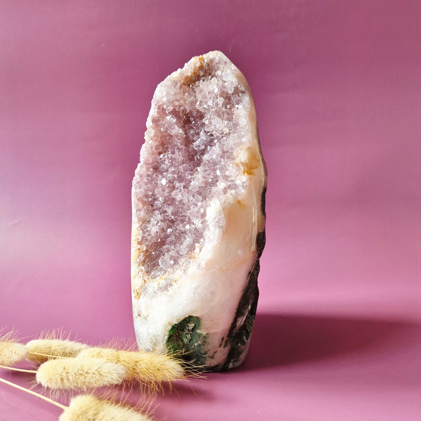 Druzy Pink Amethyst Freeforms &amp; Flames – Magische, sanfte Energie