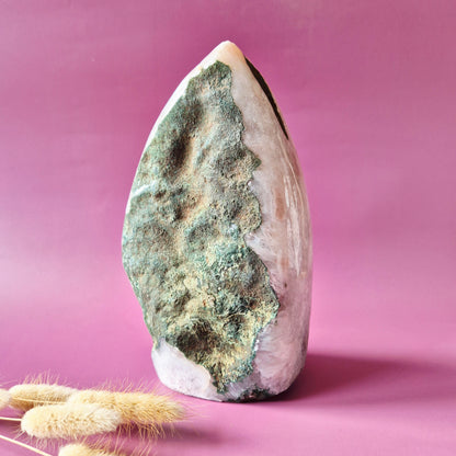 Druzy Pink Amethyst Freeforms &amp; Flames – Magische, sanfte Energie