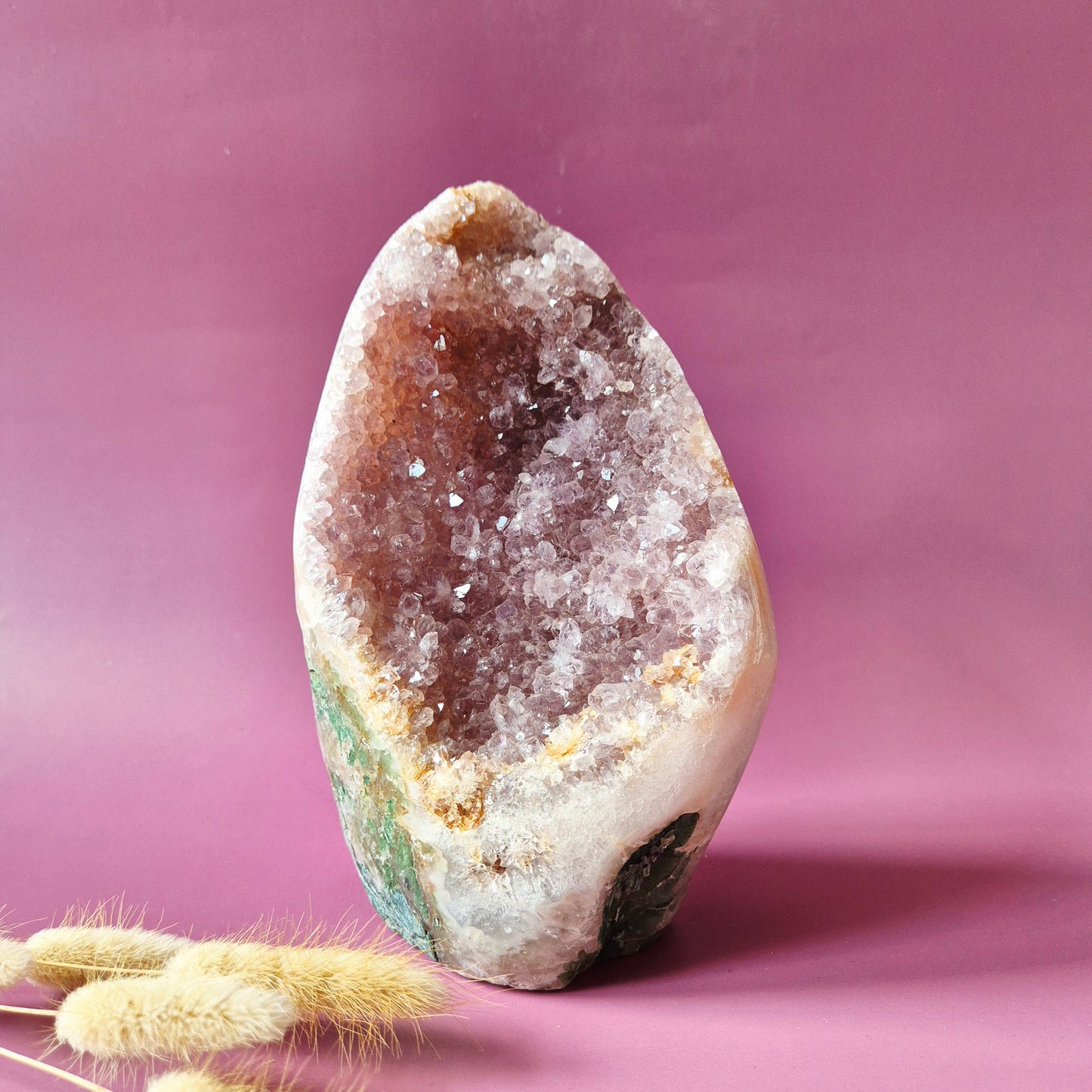 Druzy Pink Amethyst Freeforms &amp; Flames – Magische, sanfte Energie
