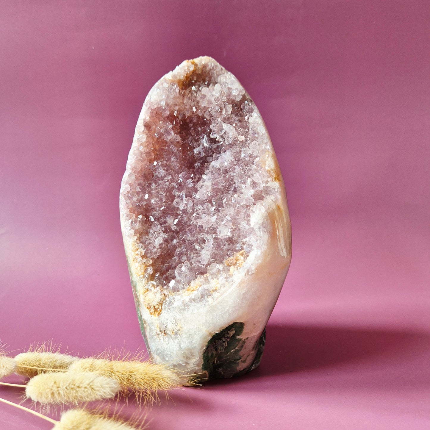 Druzy Pink Amethyst Freeforms &amp; Flames – Magische, sanfte Energie