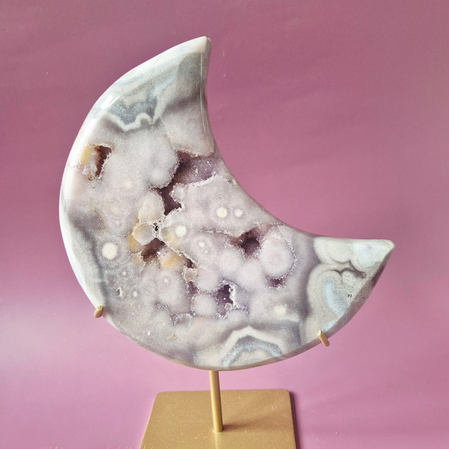 Druzy Pink Amethyst Freeforms &amp; Flames – Magische, sanfte Energie