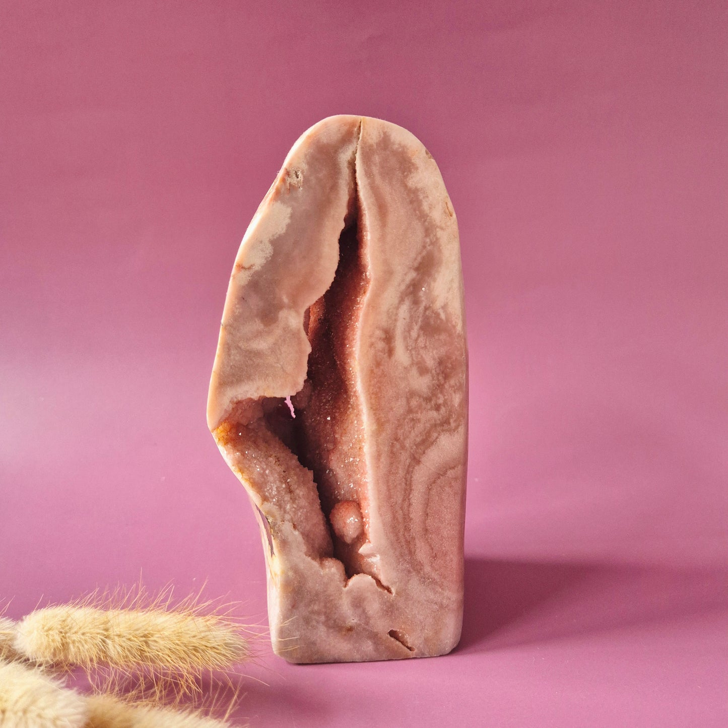 Druzy Pink Amethyst Freeforms &amp; Flames – Magische, sanfte Energie