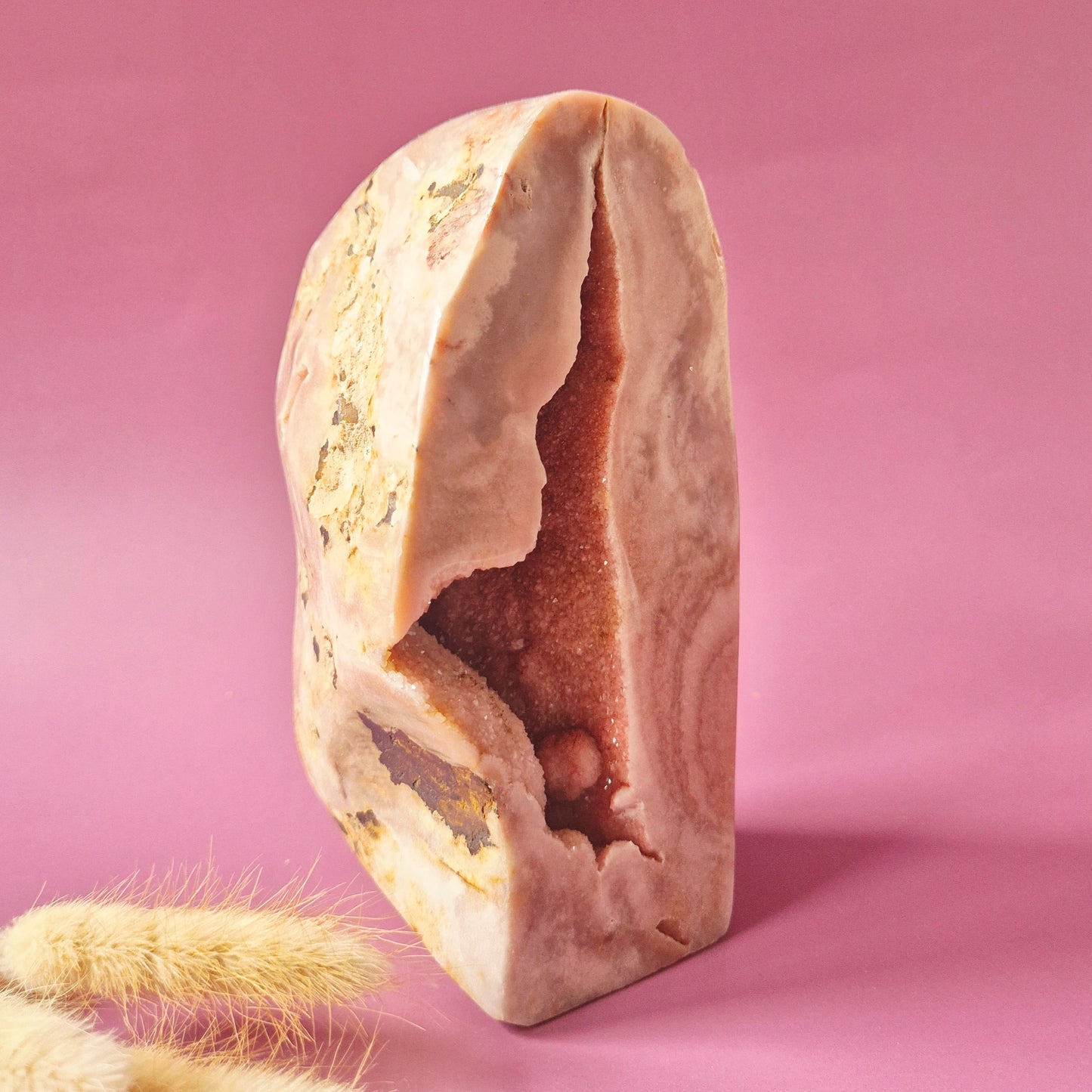 Druzy Pink Amethyst Freeforms &amp; Flames – Magische, sanfte Energie