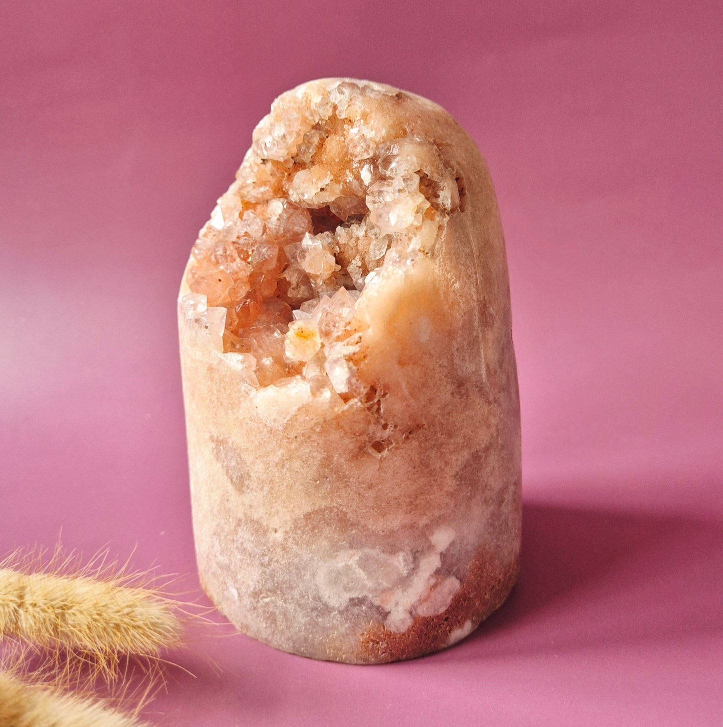 Druzy Pink Amethyst Freeforms &amp; Flames – Magische, sanfte Energie
