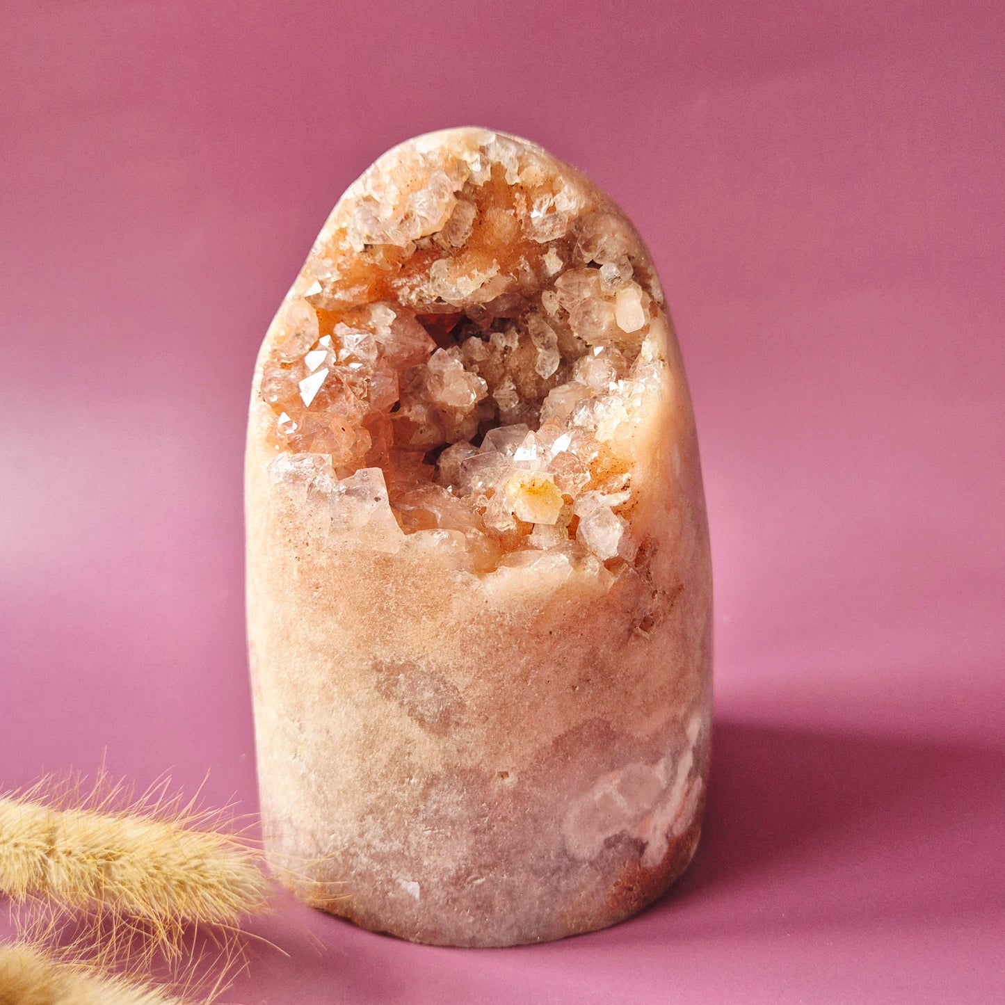 Druzy Pink Amethyst Freeforms &amp; Flames – Magische, sanfte Energie