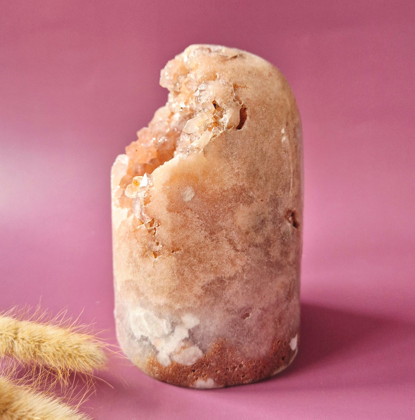 Druzy Pink Amethyst Freeforms &amp; Flames – Magische, sanfte Energie