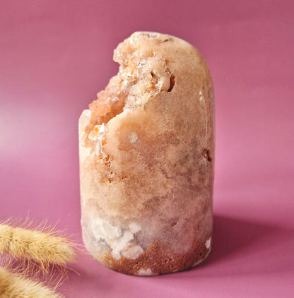 Druzy Pink Amethyst Freeforms &amp; Flames – Magische, sanfte Energie