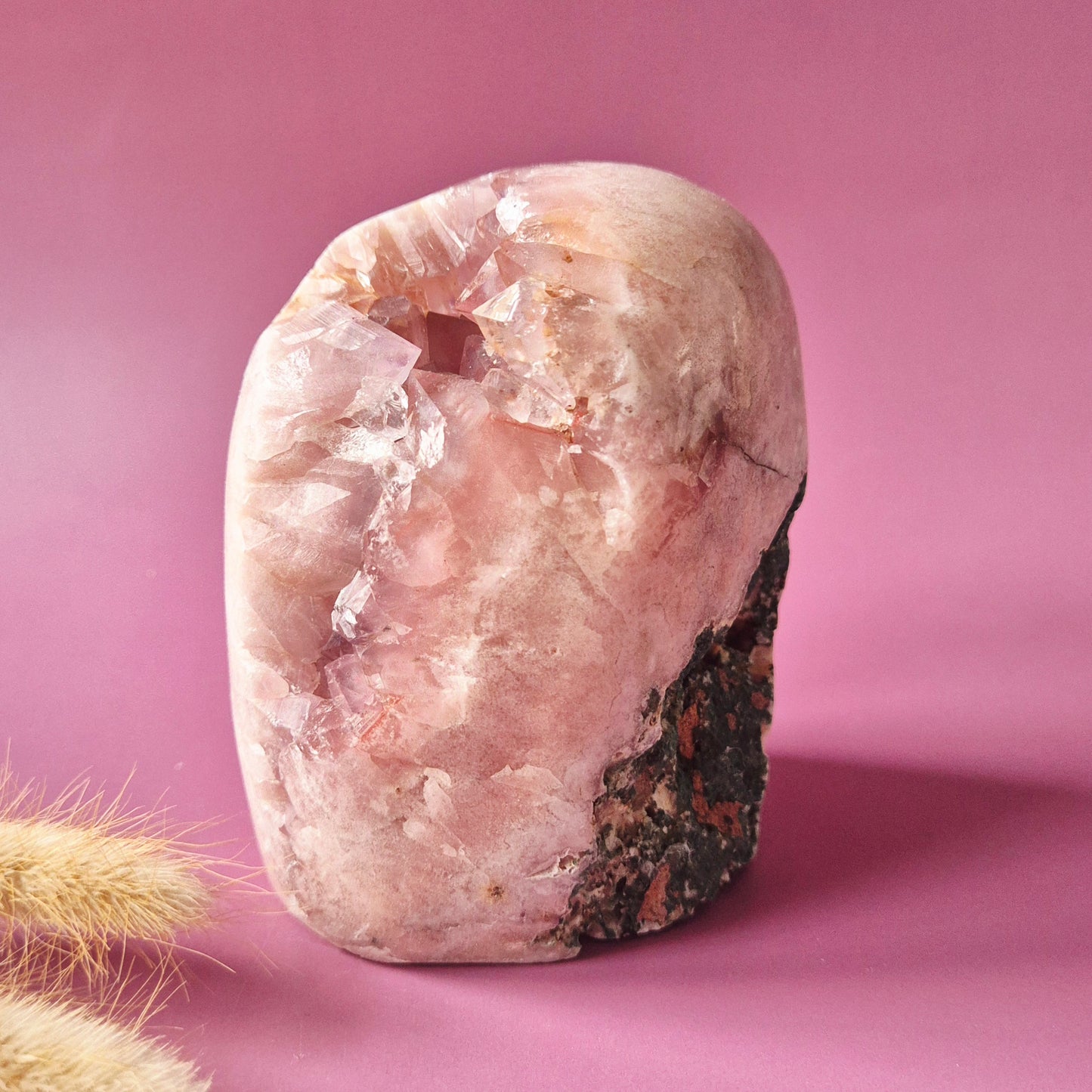 Druzy Pink Amethyst Freeforms &amp; Flames – Magische, sanfte Energie