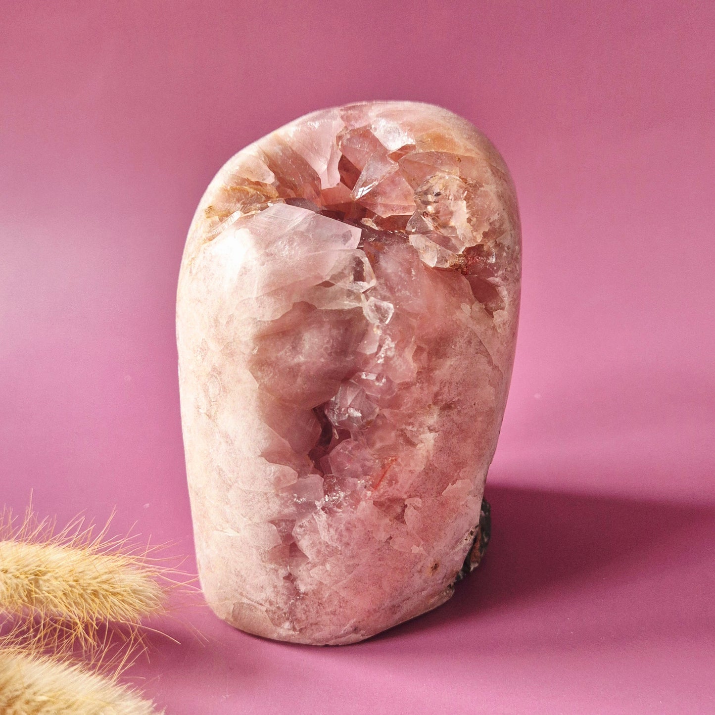 Druzy Pink Amethyst Freeforms &amp; Flames – Magische, sanfte Energie