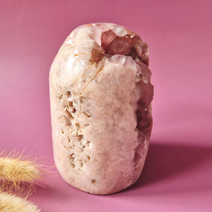 Druzy Pink Amethyst Freeforms &amp; Flames – Magische, sanfte Energie