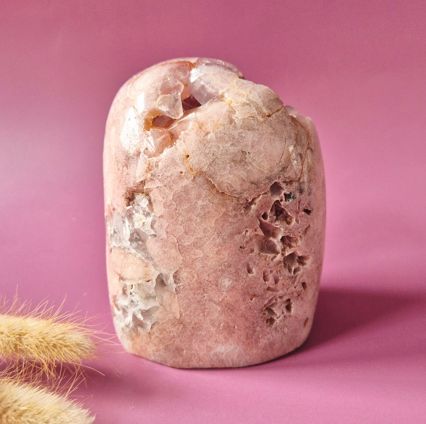 Druzy Pink Amethyst Freeforms &amp; Flames – Magische, sanfte Energie