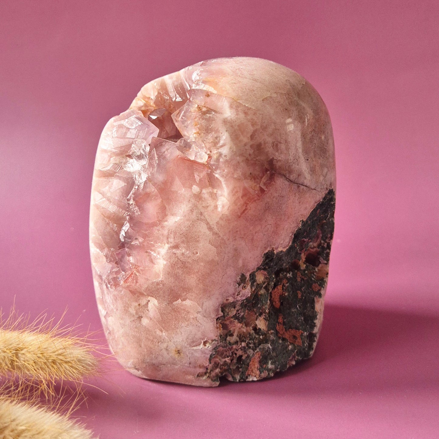 Druzy Pink Amethyst Freeforms &amp; Flames – Magische, sanfte Energie