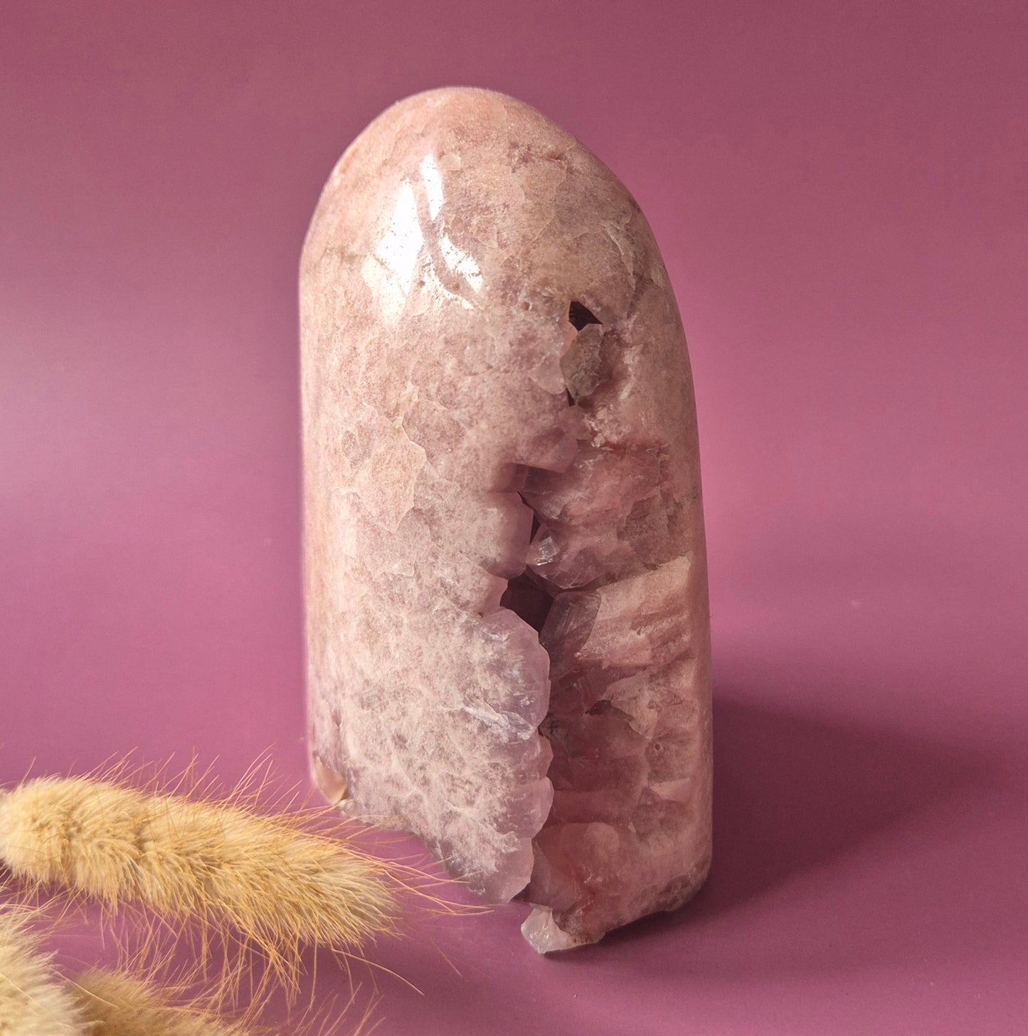 Druzy Pink Amethyst Freeforms &amp; Flames – Magische, sanfte Energie