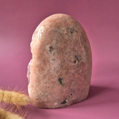 Druzy Pink Amethyst Freeforms &amp; Flames – Magische, sanfte Energie