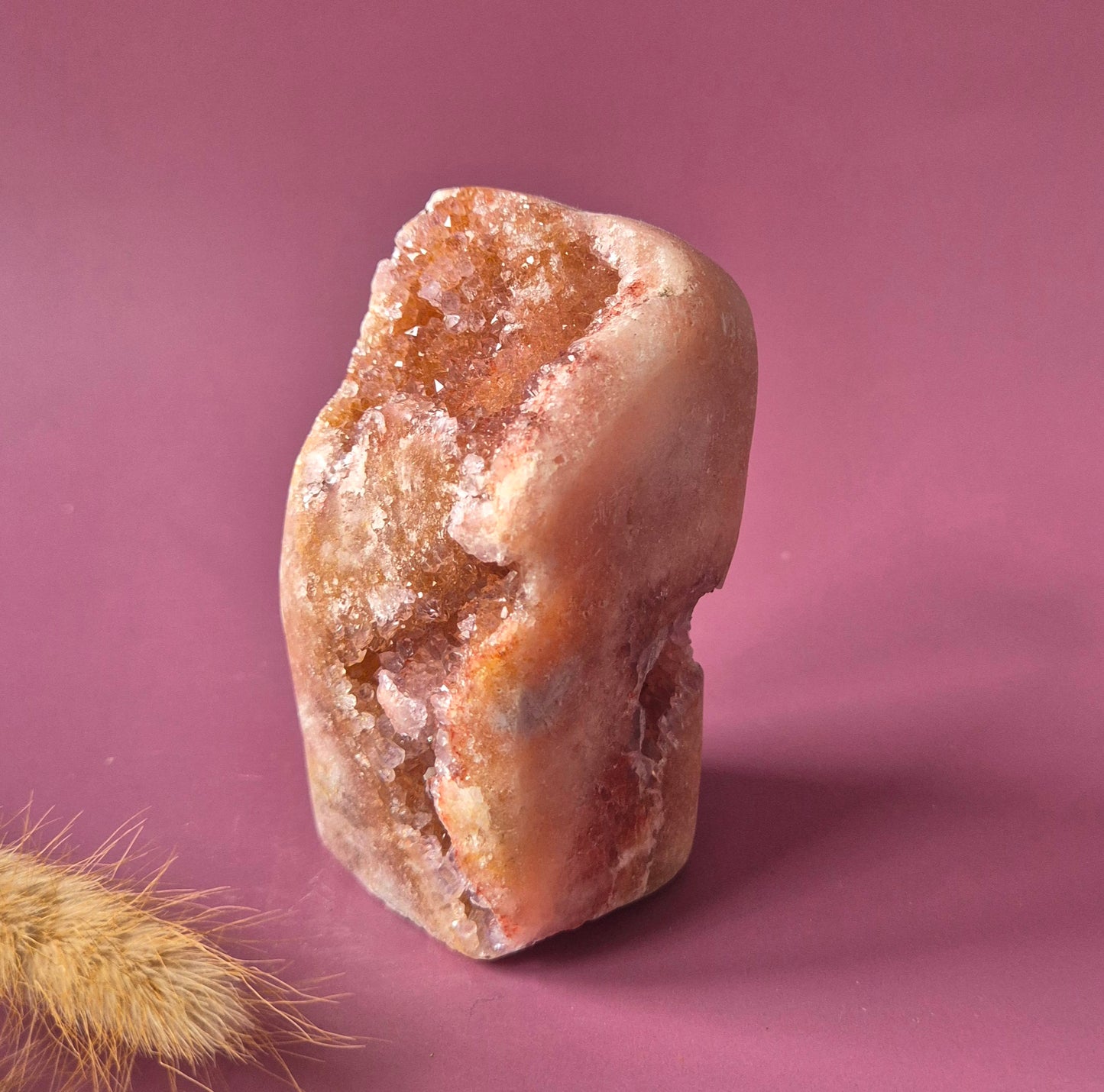 Druzy Pink Amethyst Freeforms &amp; Flames – Magische, sanfte Energie