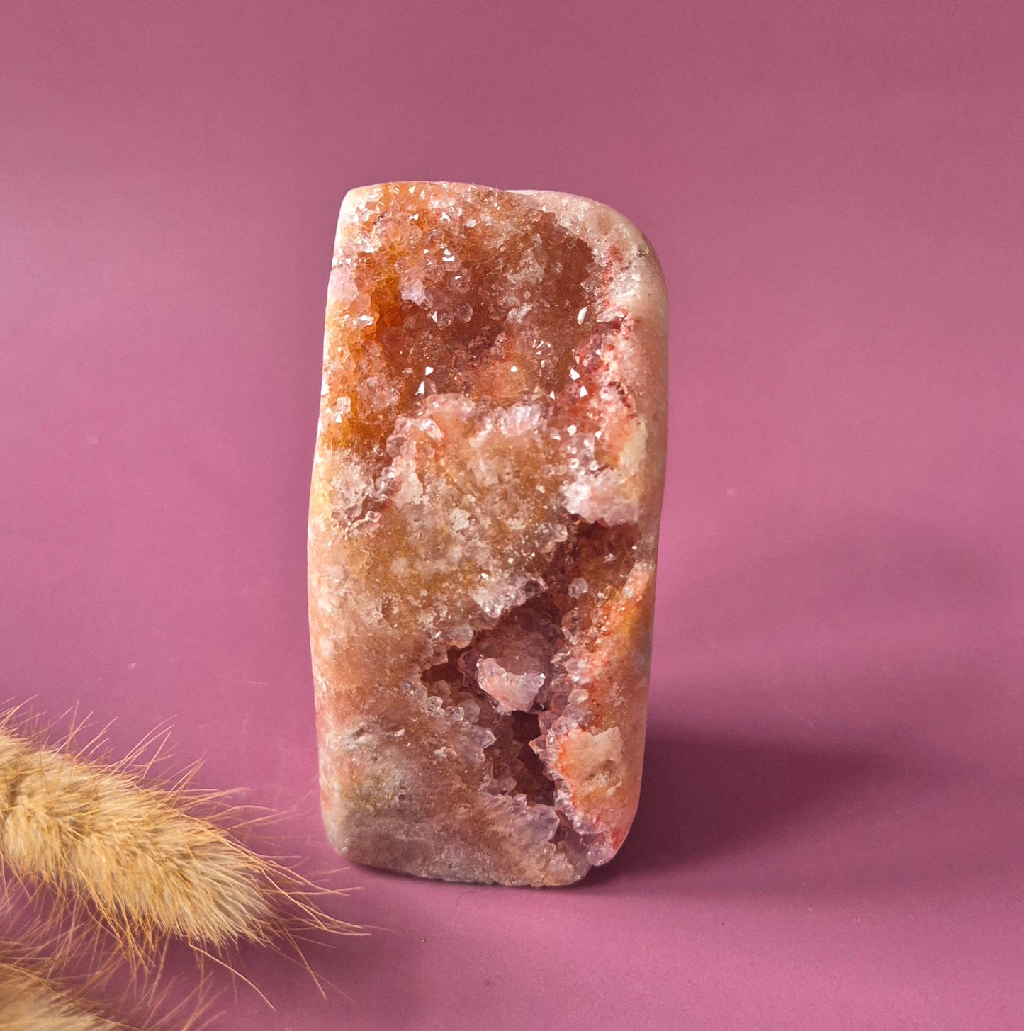 Druzy Pink Amethyst Freeforms &amp; Flames – Magische, sanfte Energie