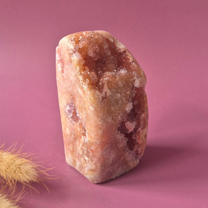 Druzy Pink Amethyst Freeforms &amp; Flames – Magische, sanfte Energie