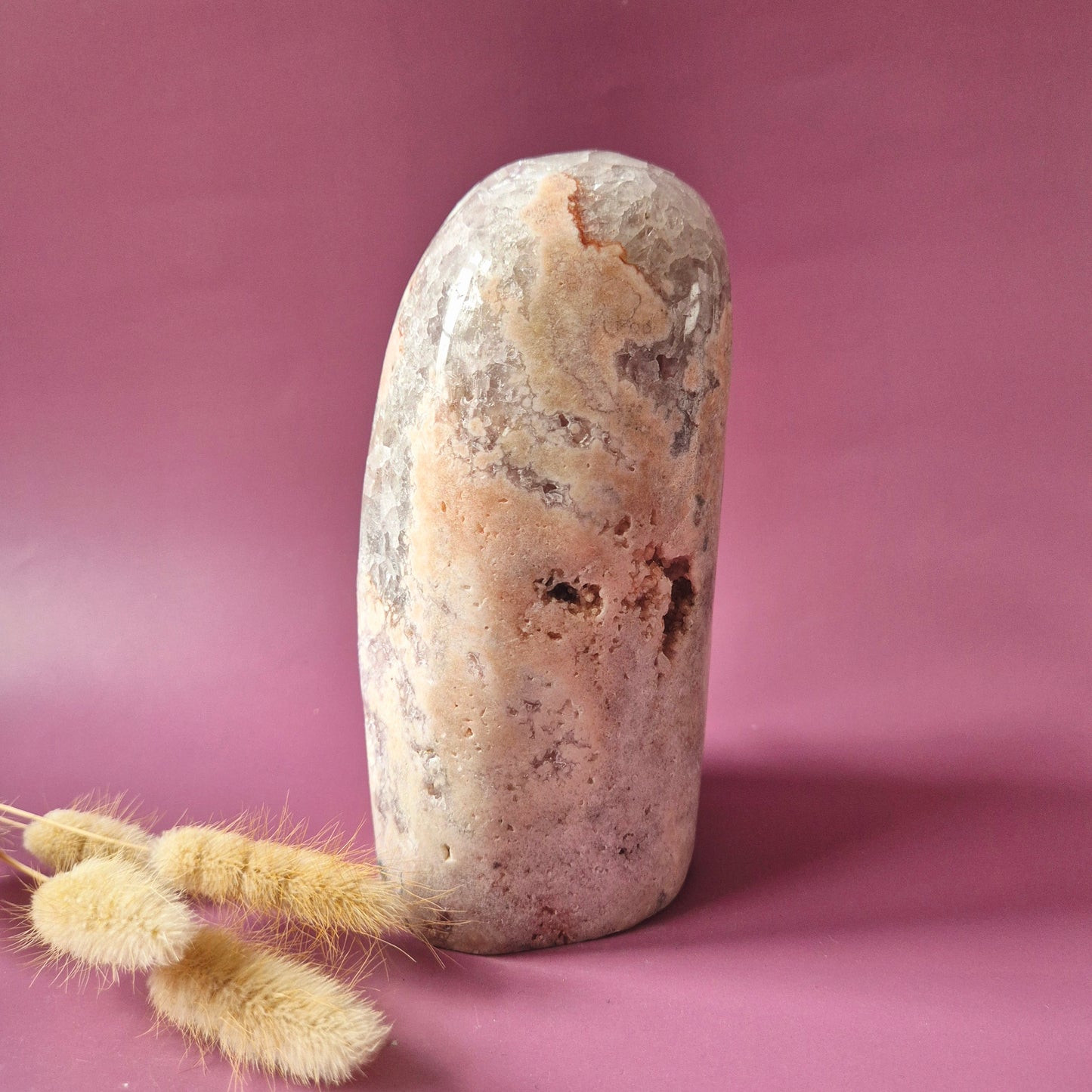 Druzy Pink Amethyst Freeforms &amp; Flames – Magische, sanfte Energie