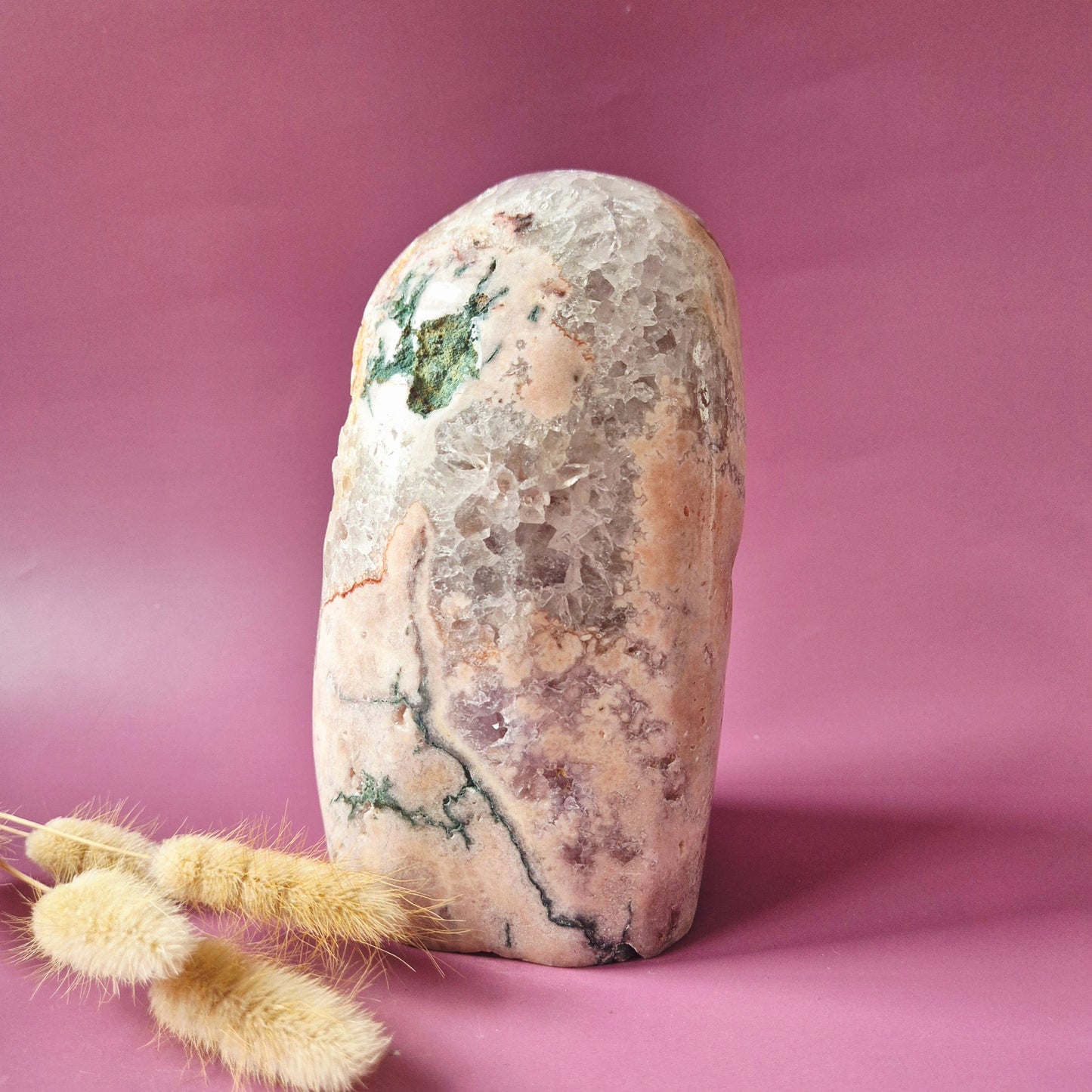 Druzy Pink Amethyst Freeforms &amp; Flames – Magische, sanfte Energie