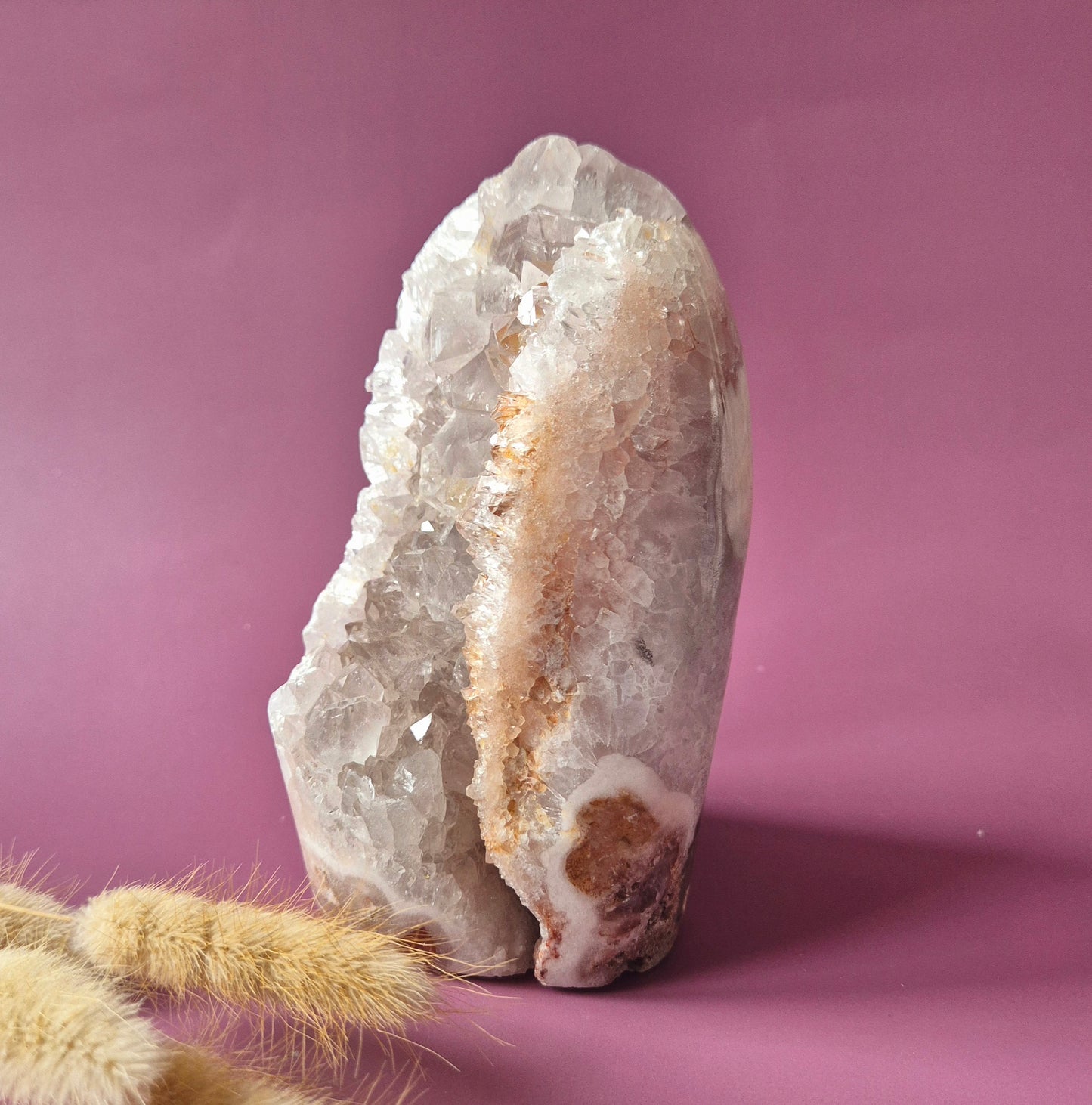 Druzy Pink Amethyst Freeforms &amp; Flames – Magische, sanfte Energie