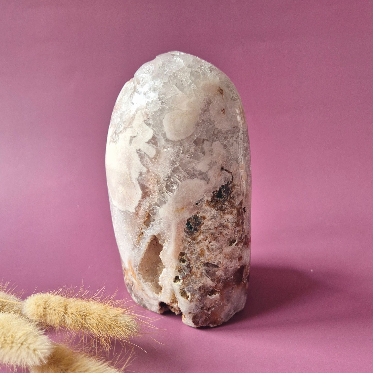 Druzy Pink Amethyst Freeforms &amp; Flames – Magische, sanfte Energie