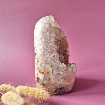 Druzy Pink Amethyst Freeforms &amp; Flames – Magische, sanfte Energie