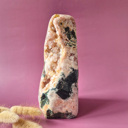Druzy Pink Amethyst Freeforms &amp; Flames – Magische, sanfte Energie