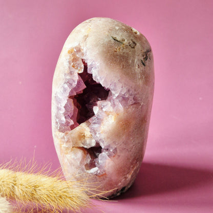 Druzy Pink Amethyst Freeforms &amp; Flames – Magische, sanfte Energie