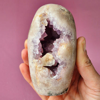 Druzy Pink Amethyst Freeforms &amp; Flames – Magische, sanfte Energie