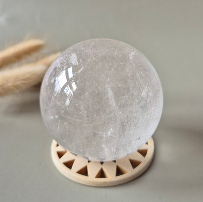XXL Blue Moonstone Crystal Ball (110 mm | 1600 g) - Blue Moonstone Intuition, Feminine Energy &amp; Spiritual Protection