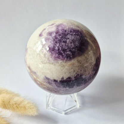Kristall Edelstein Kugel Moosachat Druzy Kugel 90mm 971g