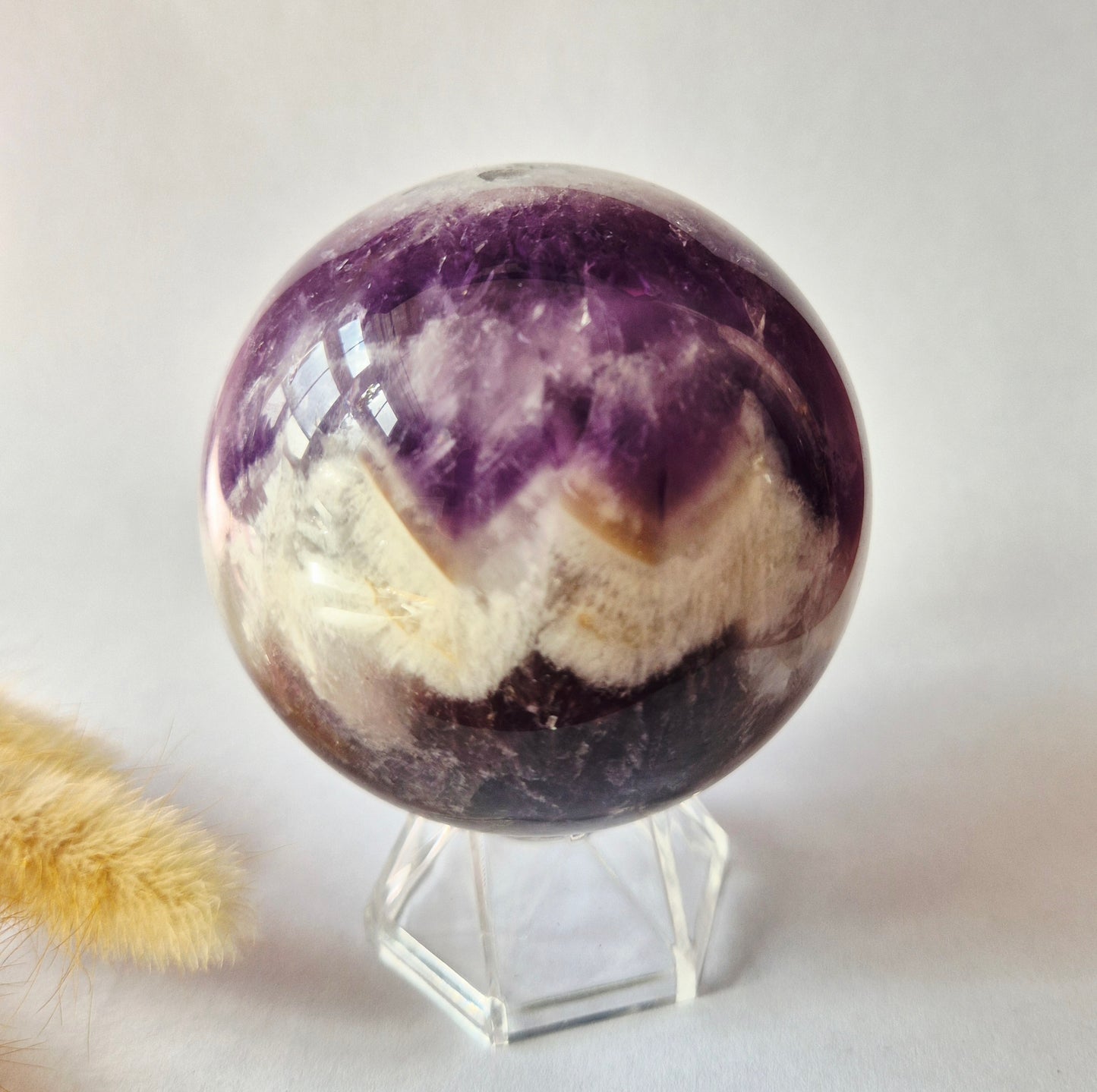 Kristall Edelstein Kugel Moosachat Druzy Kugel 90mm 971g