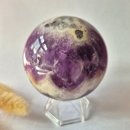Kristall Edelstein Kugel Moosachat Druzy Kugel 90mm 971g