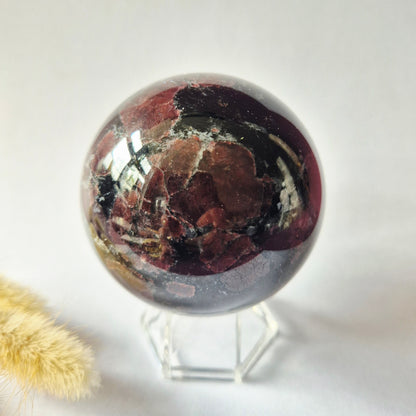 Kristall Edelstein Kugel Moosachat Druzy Kugel 90mm 971g