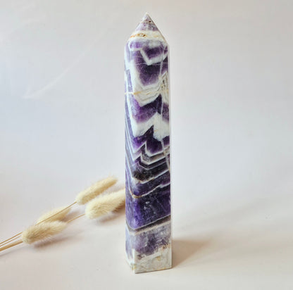 XXL Dream Amethist Toren – 23cm 750g Kracht & Spirituele Rust
