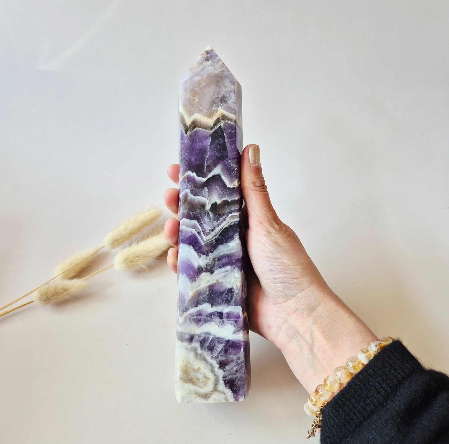 XXL Traum-Amethystturm – 880g Kraft &amp; spiritueller Frieden