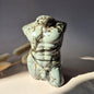 Picture Jasper Man Buste – Handgesneden Edelsteen Sculptuur 437g