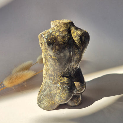 Edelsteinbüste einer Frau (8 cm) - Rosenquarz