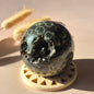 Kristall Edelstein Kugel Moosachat Druzy Kugel 82mm 700g