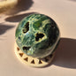 Kristall Edelstein Kugel Moosachat Druzy Kugel 82mm 700g